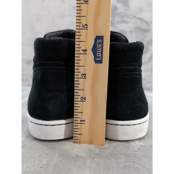 Clarks collection warm lined Pawley Joy sneaker boots sz 10 black suede - Picture 5 of 9